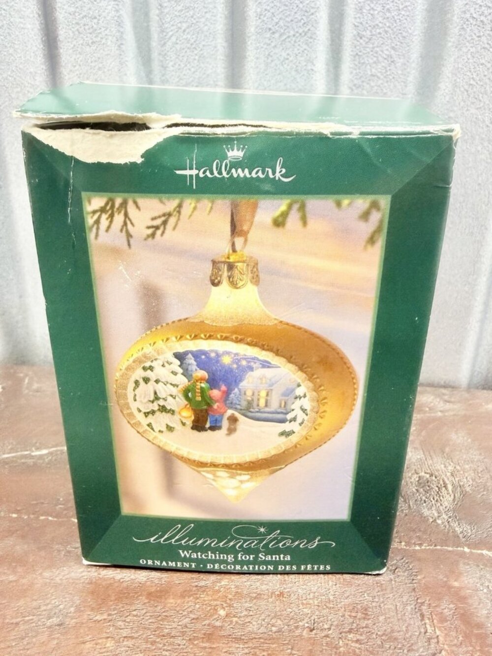 ILLUMINATIONS WATCHING FOR SANTA ~ 2005 ~ Hallmark Ornament ~ New